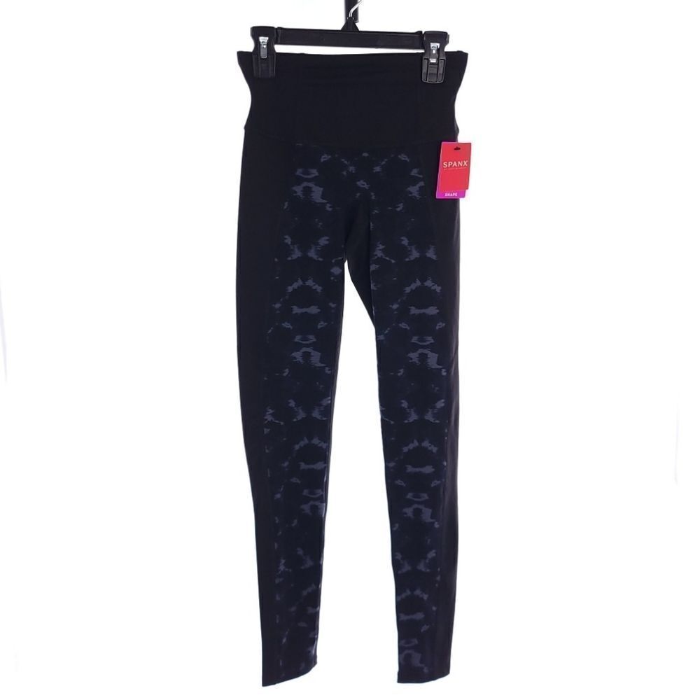 SPANX Women's Size XS Active Shape Compression Black Pant Leggings